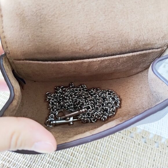 Coach Light Purple Leather Crossbody Bag - Picture 9 of 12